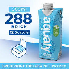 500ml Acqua in brick Aqualy | 12 scatole