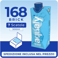 500ml Acqua in brick Aqualy | 7 scatole