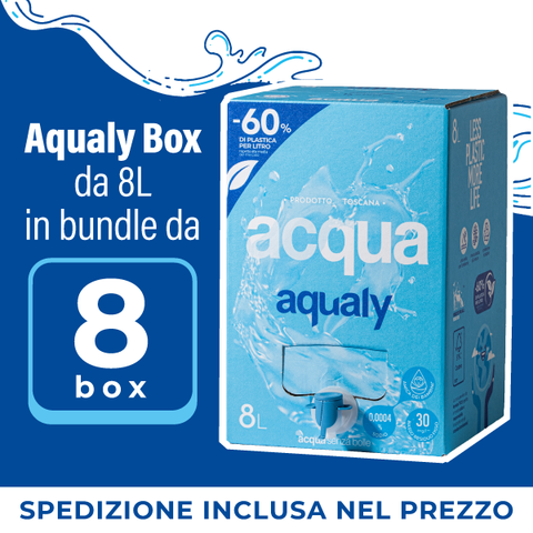 8 Litri - Aqualy Box in bundle da 8 box